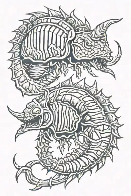 trilobites tattoo design idea