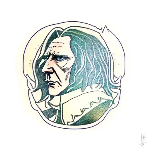 Severo Snape  tattoo design idea