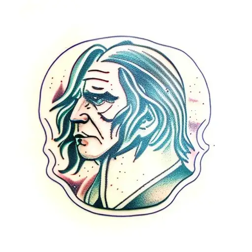Severo Snape  tattoo design idea