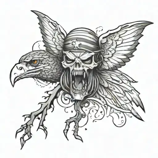 American Nightmare  tattoo design idea