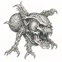 American Nightmare  tattoo design idea