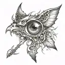 American Nightmare  tattoo design idea