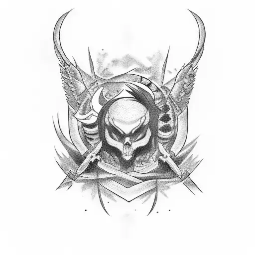 the name: Kaine in cursive slaned font tattoo design idea