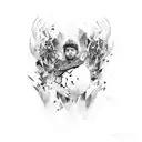 neymar jr x kaka x mudryk tattoo design idea