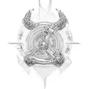 chain mail arm tatoo tattoo design idea