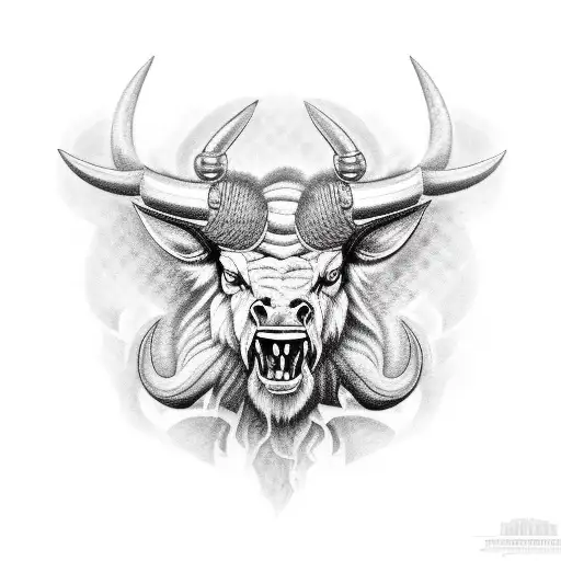 minotaur tattoo design idea