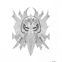 Ankh Symbol tattoo design idea