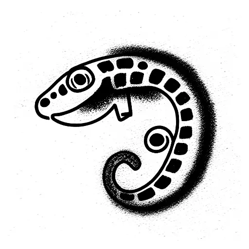 Gecko wearing night vision tattoo design idea