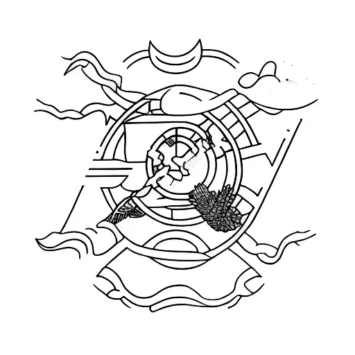 Un tatuaje con un roble que sus raíces sean los nombres Arias, Fernández y Blanco. Y alrededor un cincel con un martillo tattoo design idea