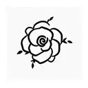 flower tattoo design idea