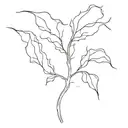 Veins tattoo design idea