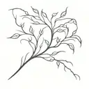 Veins tattoo design idea