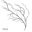 Veins tattoo design idea