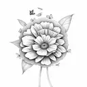 flowers and butterflies with words beautifully imperfect tattoo design idea