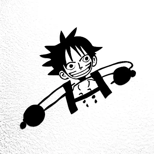 luffy tattoo design idea