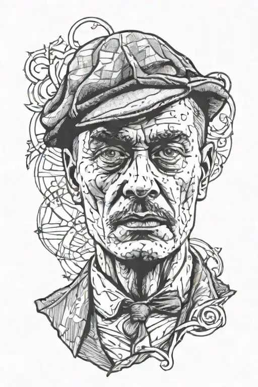 Tommy from peaky blinders mafia boss tattoo design idea