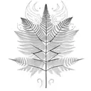 Fern Tree tattoo design idea