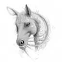 kelpie tattoo design idea