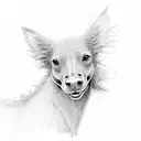 kelpie tattoo design idea