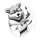 pinky swear brother bear tattoo design idea
