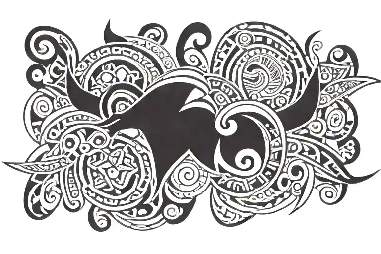 polynesian tattoo design idea