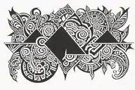 polynesian tattoo design idea