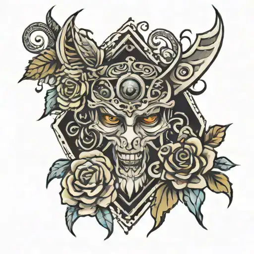 straight and narrow tattoo design idea