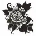 straight and narrow tattoo design idea