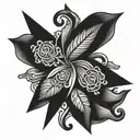 straight and narrow tattoo design idea