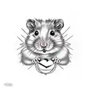 Hamster tattoo design idea