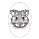 Hamster tattoo design idea