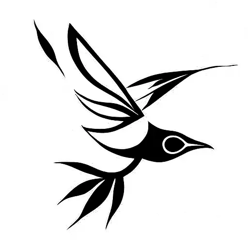 Milan bird tattoo design idea