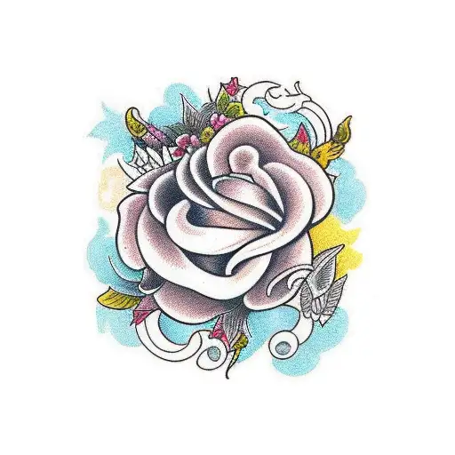 Maria's com flores do sertão tattoo design idea