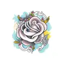 Maria's com flores do sertão tattoo design idea