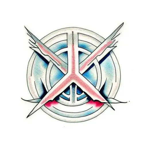 peace tattoo design idea