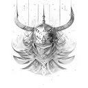 warrior tattoo design idea