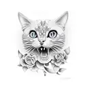 catrina tattoo design idea