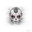 catrina tattoo design idea