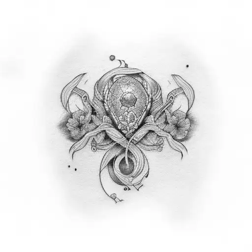 ovarian cancer tattoo design idea