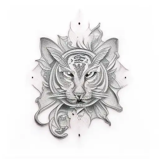 Buda tattoo design idea