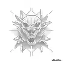 A door opening tattoo design idea