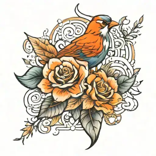 quiet steps confidently towards the dream tattoo design idea