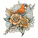 quiet steps confidently towards the dream tattoo design idea