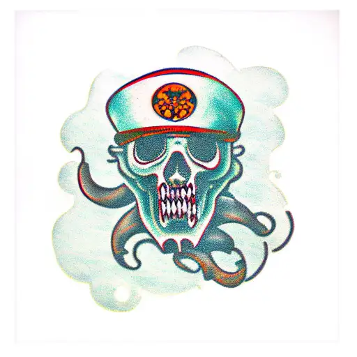 zombie  tattoo design idea