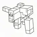 minecraft tattoo design idea