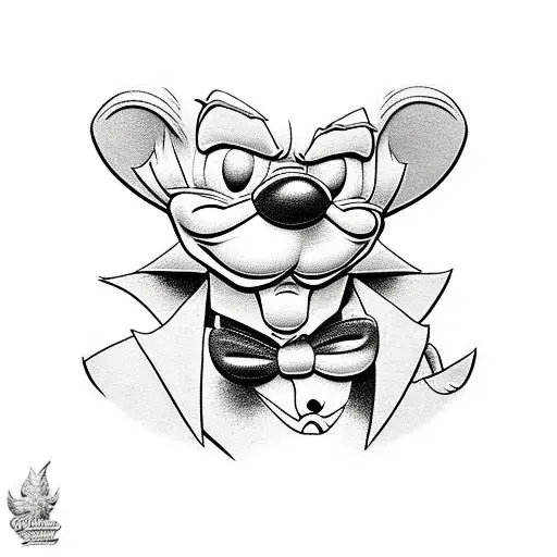 Uncle Scrooge Playboy tattoo design idea