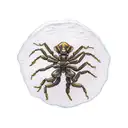 A realistic scorpion crawling on a pile of money tattoo design idea