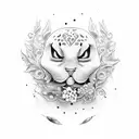 numbers 5 2 23 tattoo design idea