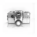 camera tattoo design idea