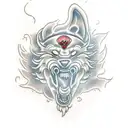 Foo Dog tattoo design idea